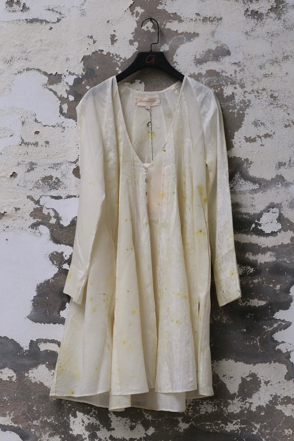 Mutedance 25 Spring/Summer Silk Floral Dye Outerwear MD-MD25SS16-GRAY